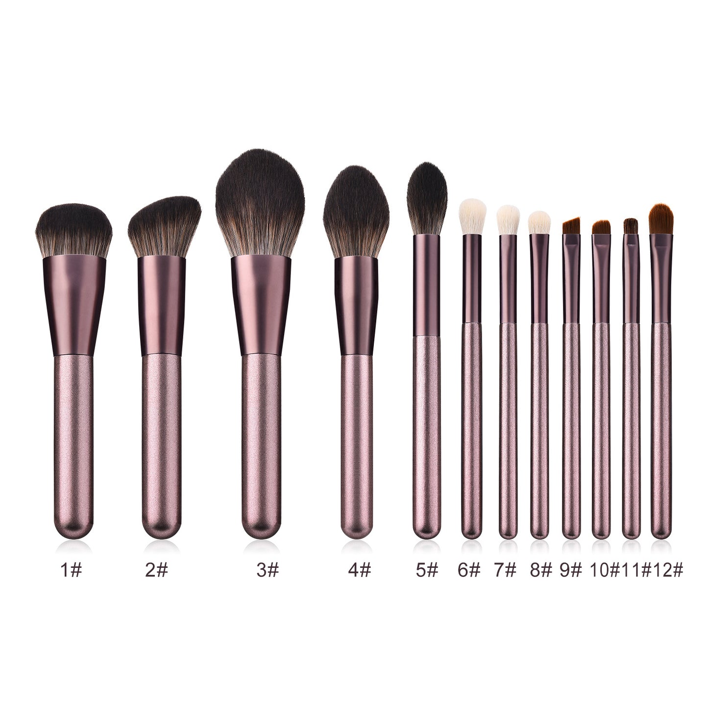 AUMUA™ Makeup Brushes Set (12 Pieces)